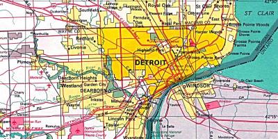 デトロイト地図