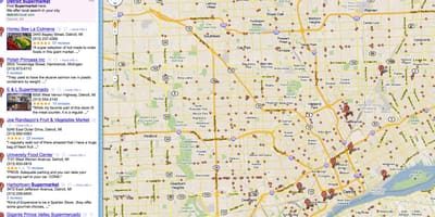 地図のデトロイト店