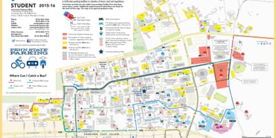 地図のデトロイト駐車場